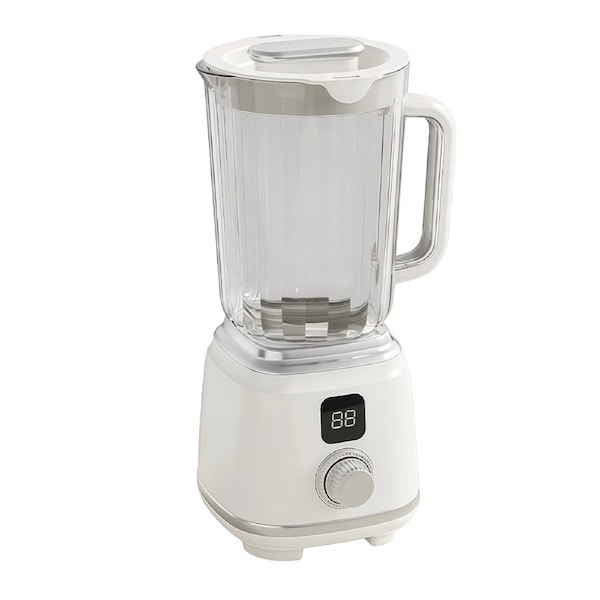 Catzon Juicer Machine Portable Digital Knob Cooking Blender 600ml Large Capacity-White