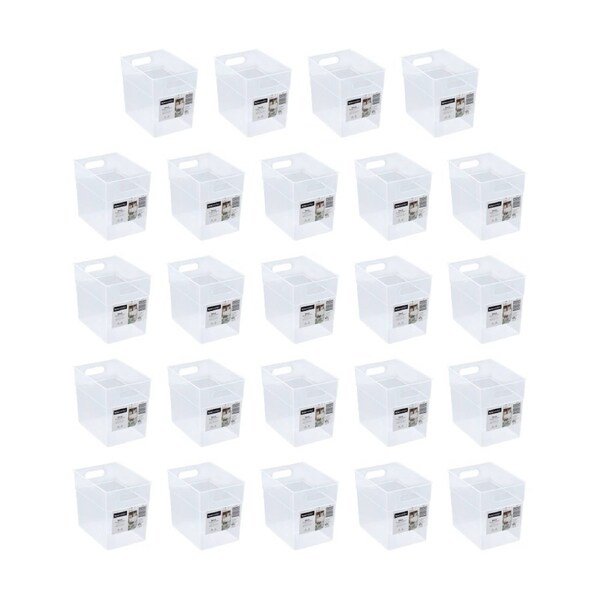 24PK Boxsweden Nova Home/Office Plastic Storage Container 4L 20x14.5x18cm