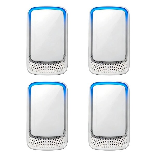 Deal365 4pcs Plug-In Negative Ion Ionizer Air Purifier for Home Office Kitchen