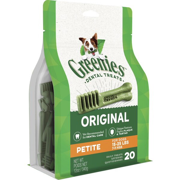Greenies Dog Dental Treats Original Petite 340g