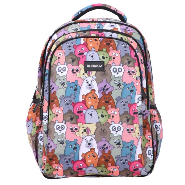 Alimasy Cartoon Bears Midsize Kids Backpack