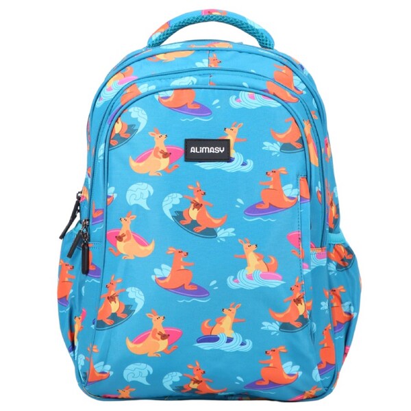 Alimasy Surfing Kangaroos Midsize Kids Backpack