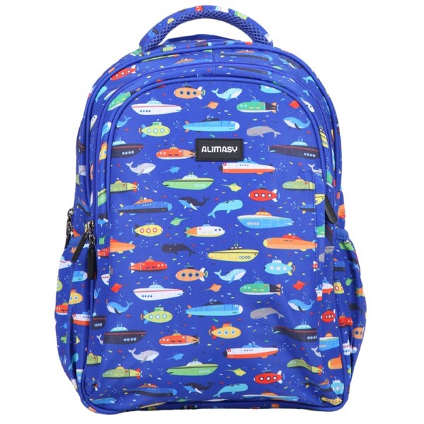 Alimasy Submarines & Whales Midsize Kids Backpack