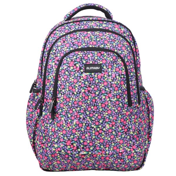 Alimasy Pastel Floral Ditsy Large School Backpack