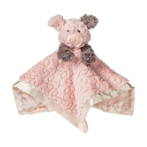 Mary Meyer Nursery Piglet Soft Plush Character Toy & Satin Blanket 33cm