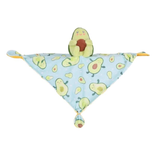 Mary Meyer Sweet Soothies Avocado Soft Plush Character Cuddle Toy/Satin Blanket