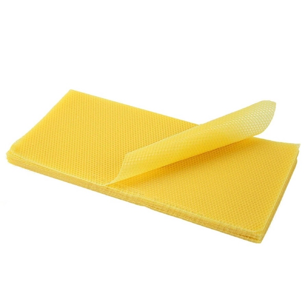 30Pcs Beehive Wax Foundation Sheets Honeycomb Beekeeping Frames