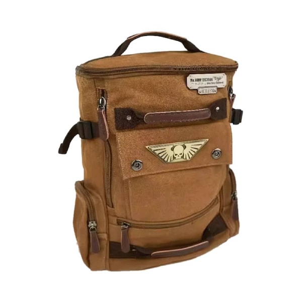 Deal365 Portable Large-capacity Boys Backpack Canvas Bag Gifts