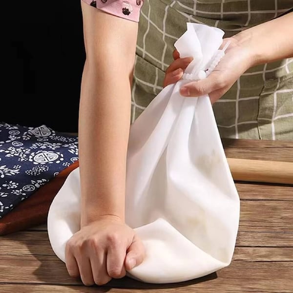 2 Pack Food Grade Silicone Kneading Dough Bag Flour Mixer Bag Baking Bags Versatile Dough Mixer