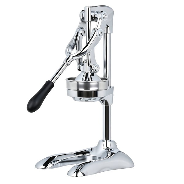 Advwin Manual Juicer, Hand Press Fruit Juicer with Electroplated Design, 120mm Large Fruit Bowl Stainless Steel Manual Citrus Juicer for Orange Lemon Pomegranate Citrus