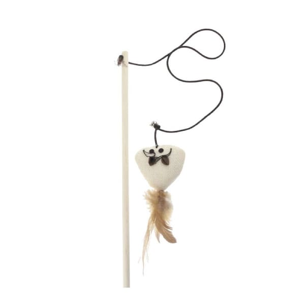 Anypet Interactive Cat Toy Catcher Stick Wooden Mouse