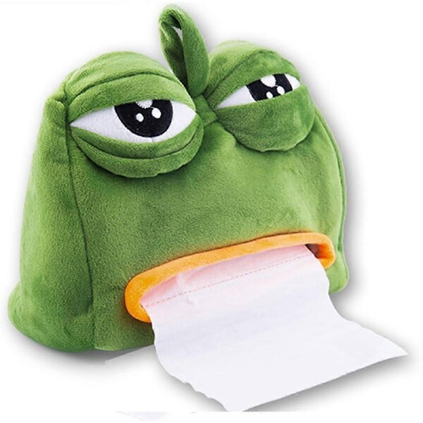 Home Tissue Box in Stock-sad Frog Tissue Box