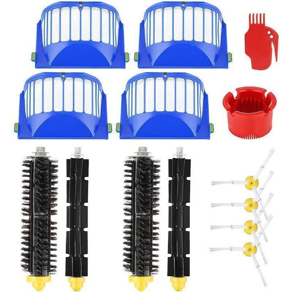 Premium 14 Piece iRobot Roomba 600 Series Filter and Brush Kit