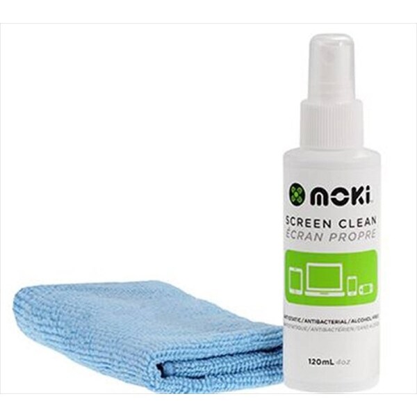 Moki Screen Clean 120ml Spray with Microfibre Cloth