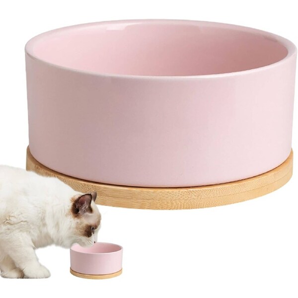 Velocity USB Heated Pet Water Bowl, 12.2cm, With Rain Cover for Outdoor Garden Patio