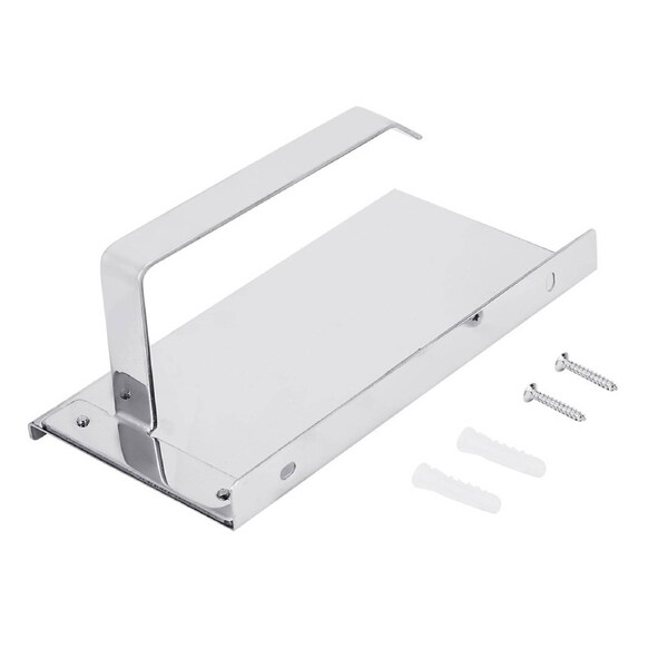 Toilet Paper Roll Holder Wall Mount, Stainless Steel, Bathroom Tissue Rack, Mirror Light