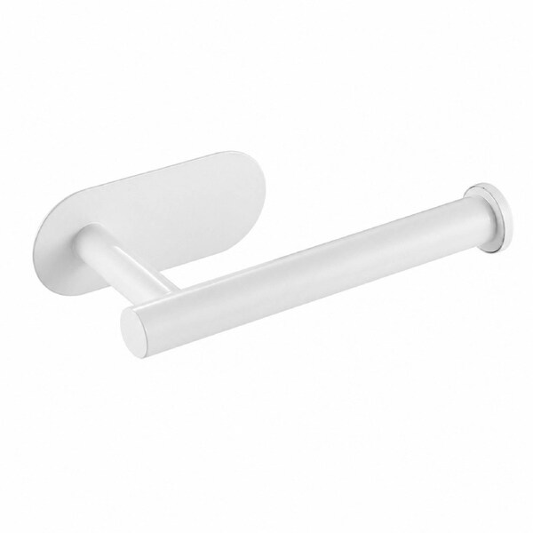 Stainless Steel Toilet Paper Holder, Punch-Free Wall Mount, Bathroom Roll Paper Towel Rack