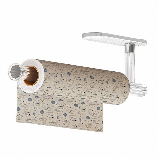 Stainless Steel Paper Towel Holder, No Punching, Cabinet Napkin Holder, Kitchen Bathroom