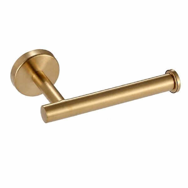 Stainless Steel Towel Rack Set, Gold Bathroom Hardware, Paper Towel Holder, 5-Piece