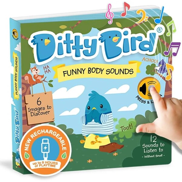 Ditty Bird - Funny Body Sounds Board Book