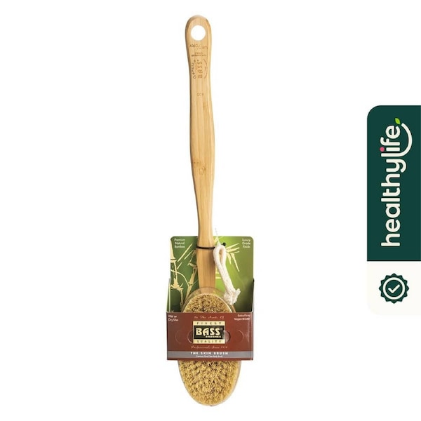 Bass The Skin Brush Bamboo Handle Sisal Bristles