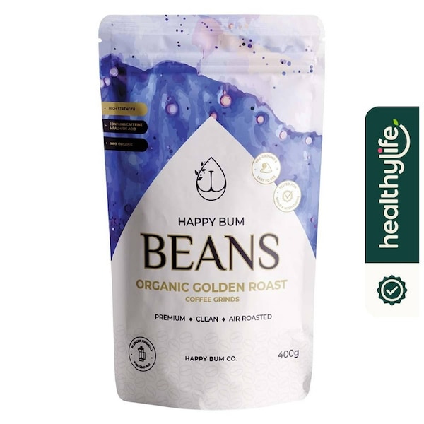 Happy Bum Beans Organic Golden Roast Enema Coffee 400g