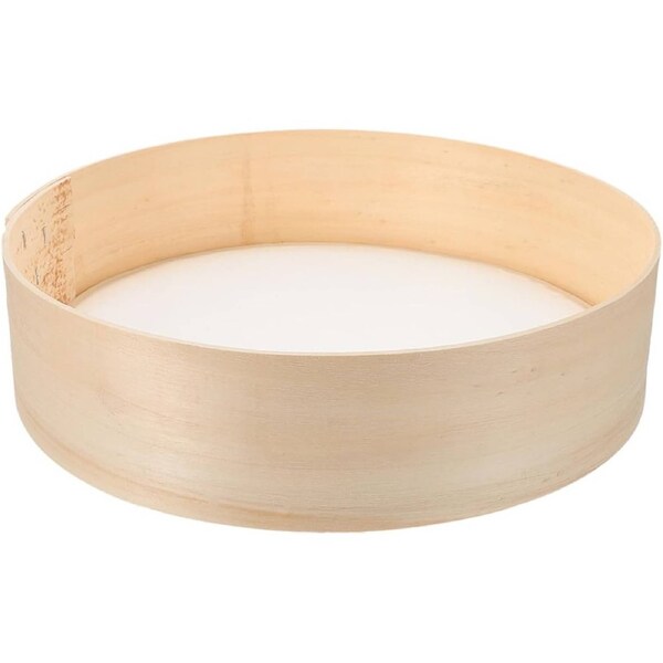 Velocity Fine Mesh Flour Sifter Wooden Gauze Material for Baking Home Baking Cakes Bread Pies with Ultra Fine Sifting Function