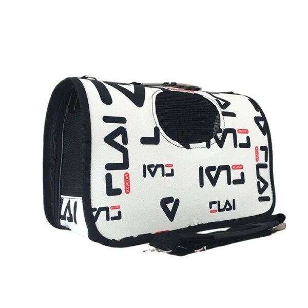 Anypet Medium FLAI Logo Pattern Pet Sling Bag Shoulder Carrier