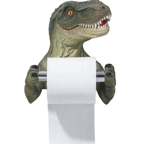 Dinosaur Toilet Paper Holder, Toilet Paper Stand for Bathroom, Funny Tissue Roll Holder