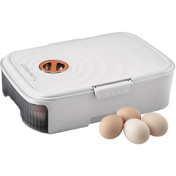Velocity Automatic Rolling Egg Container, Large Capacity Refrigerator Egg Trays Egg Storage Box, Refrigerator Egg Trays