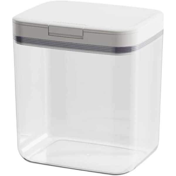 Velocity Laundry Powder Container - Powder Laundry Detergent Container Box, Airtight Holder with Press Lid Storage Organizer for