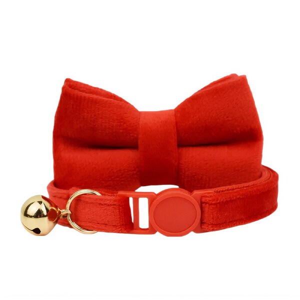 Anypet Red Bow Cat Collar Small With Bell
