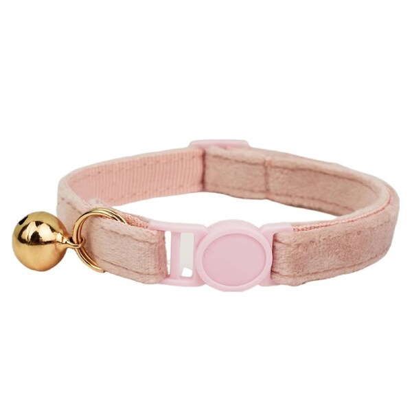Anypet Baby Pink Cat Collar Large With Bell