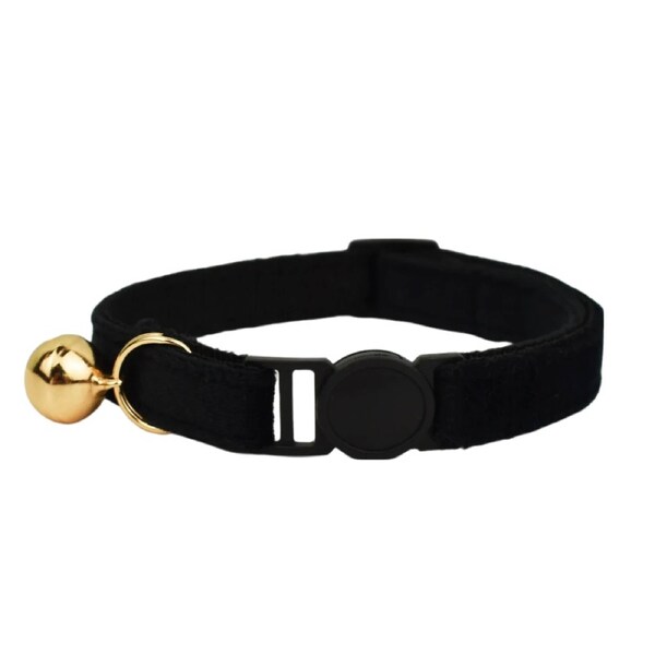 Anypet Black Cat Collar Large With Bell