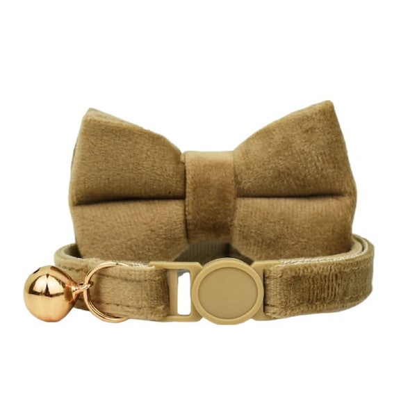 Anypet Lime Green Bow Cat Collar Small With Bell