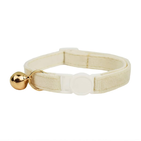 Anypet Off White Cat Collar Small With Bell