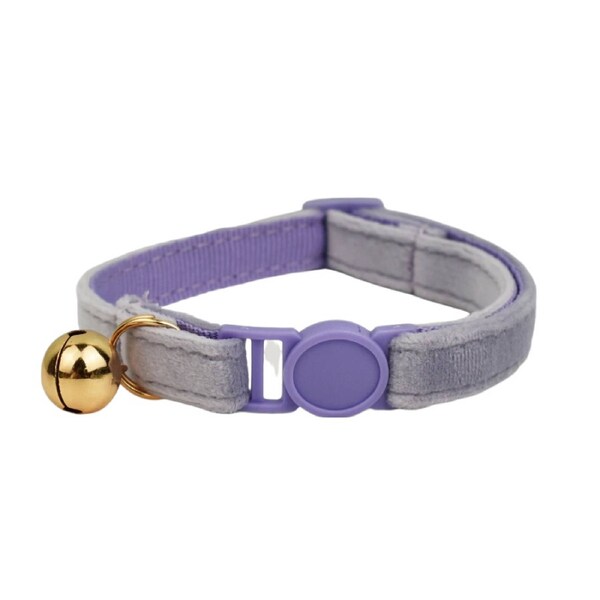 Anypet Light Purple Cat Collar Small With Bell