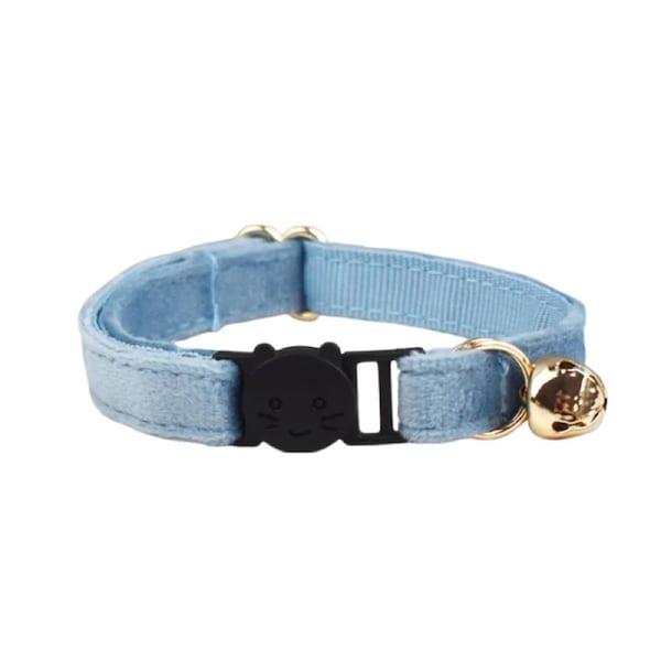 Anypet Light Blue Cat Collar Large With Bell