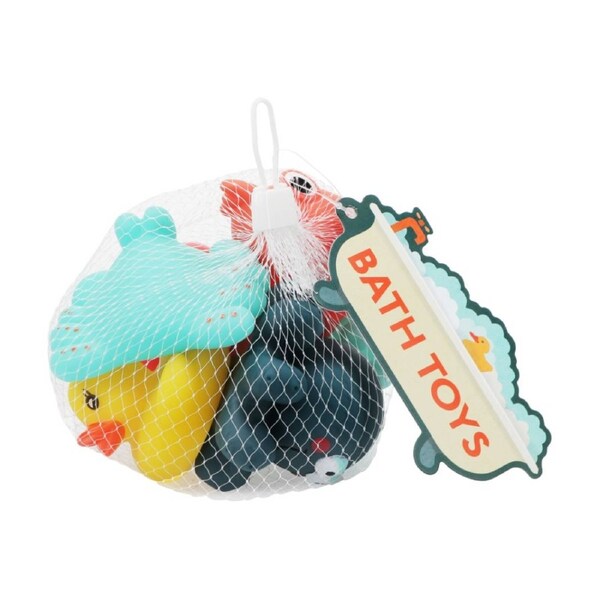 6pc Rex London Bath Toys Aquatic Baby-Safe Activity Toy Set 3m+