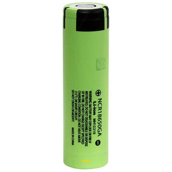 18650 Li-ION BATTERIES NO PCM - PANASONIC