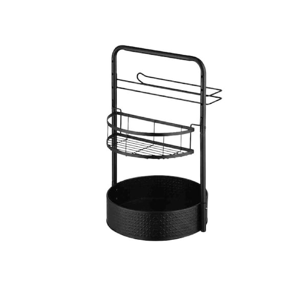 Rotating Spice Seasoning Rack Organizer Paper Towel Holder Kitchen Countertop