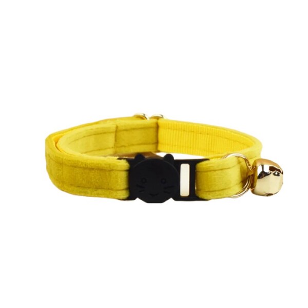Anypet Mustard Yellow Cat Collar Small With Bell