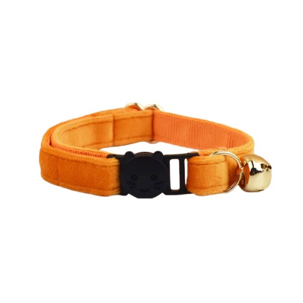 Anypet Sunset Orange Cat Collar Small With Bell
