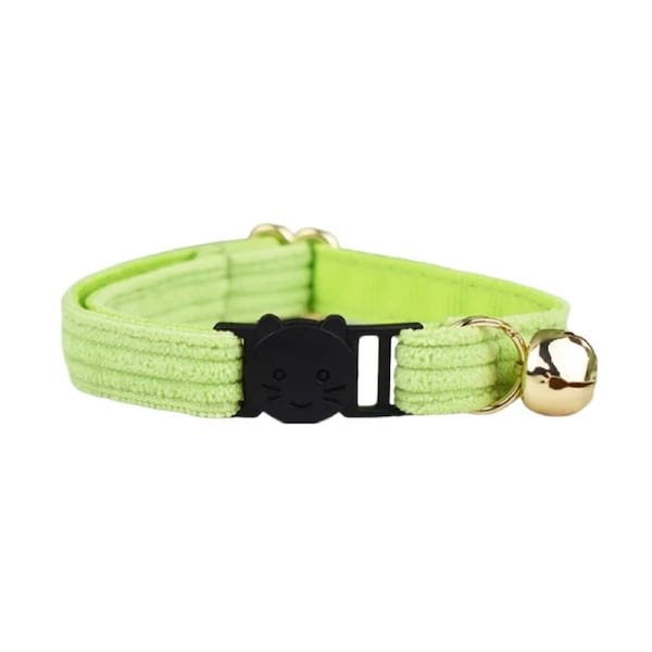 Anypet Neon Green Cat Collar Large With Bell