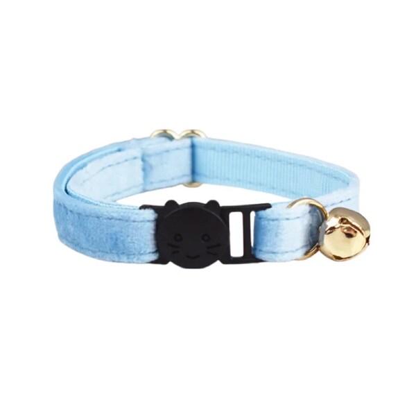 Anypet Aqua Blue Cat Collar Large With Bell