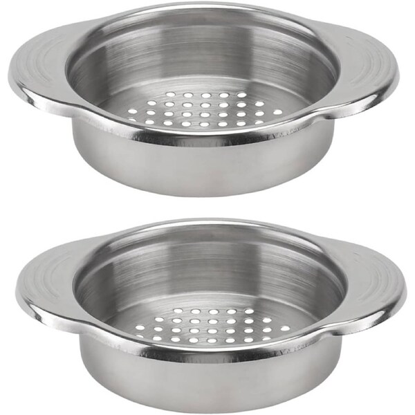 Velocity 2pcs Stainless Steel Can Strainers for Tuna and Fruit