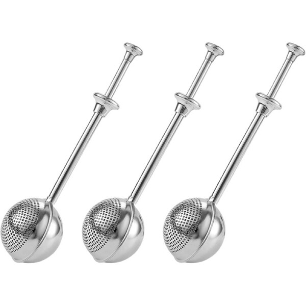 Velocity 3pcs Stainless Steel Flour Dusting Sifter Wands for Baking and Spices