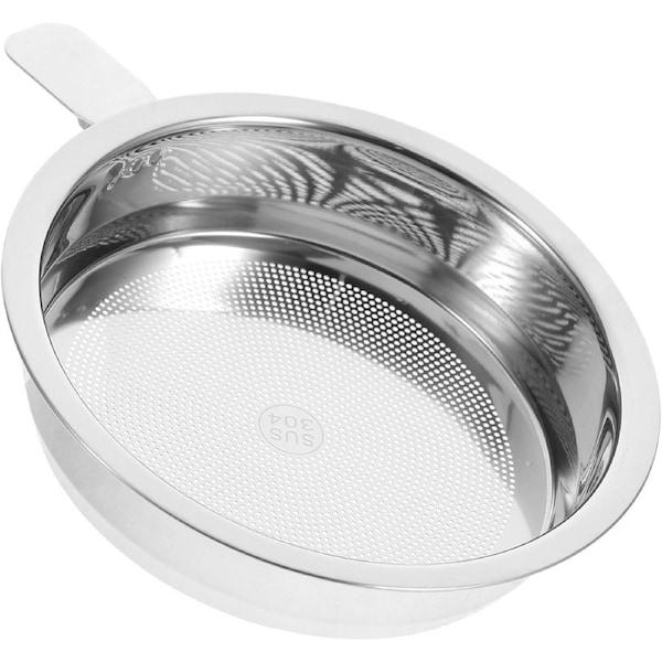 Velocity 9.8cm Stainless Steel Fine Mesh Strainer for Oil, Tea and Cooking Residue