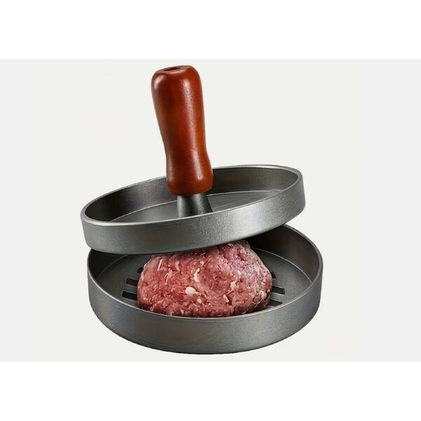 OzOffer Non-Stick Burger Press Aluminum Hamburger Maker Patty Mold DIY Meat Beef BBQ AU