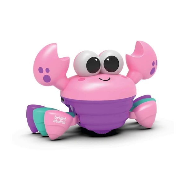 Bright Starts - Rockin Crawling Crab Interactive Baby Toy Pink